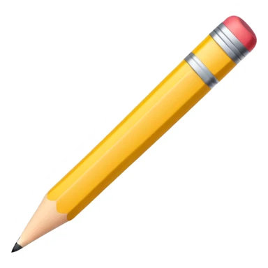 Lapiz de escribir con borra sticker