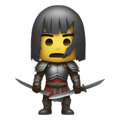 Enemy mini warrior  sticker