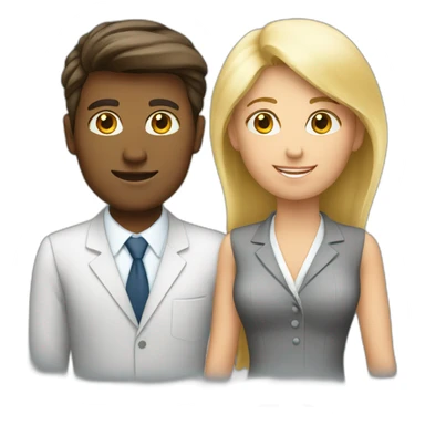 business partnership sticker