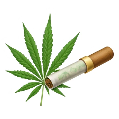 Marijuana joint sticker