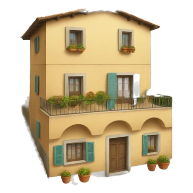Home in italy sticker