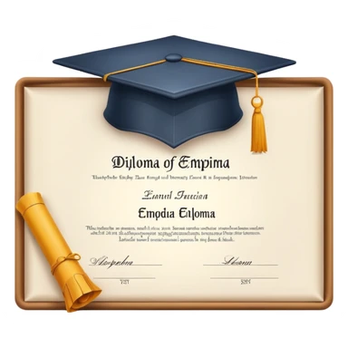 Diploma  sticker