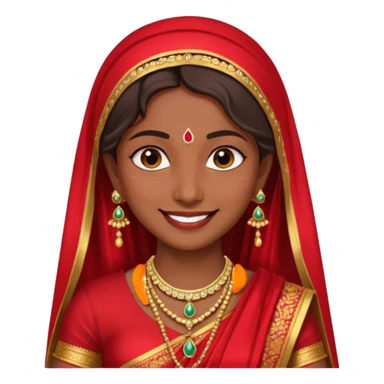 indian bride sticker