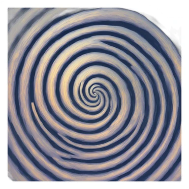 Double spirale translucide et irisée. sticker