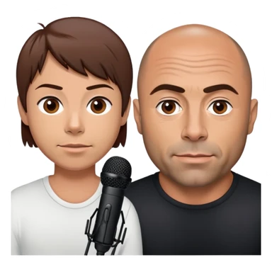 generate realistic detailed joe rogan podcast sticker