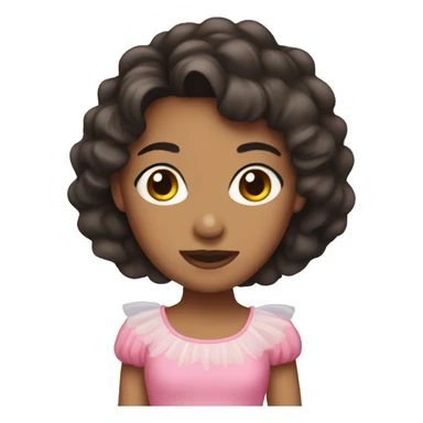 brunette wearing a tutu  sticker