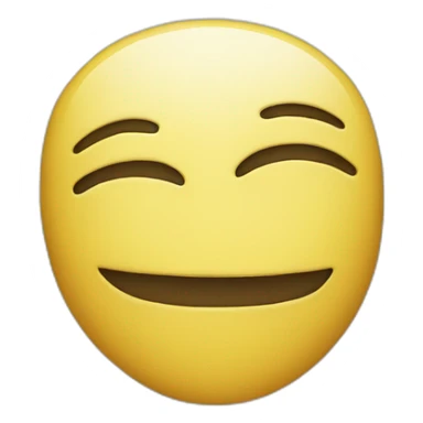 mask smiley flattened on top sticker