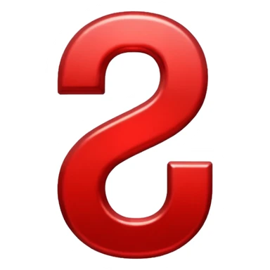 Red number "2" sticker