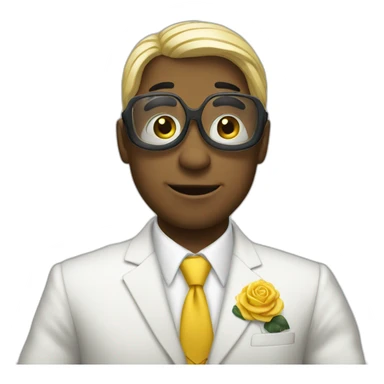 Rana con traje sticker