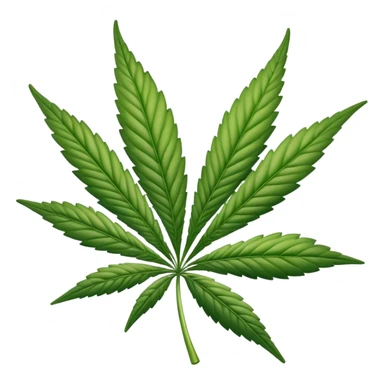 apple weed strain with a cannabis leaf accent sticker