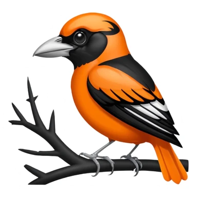 Baltimore Oriole and Baltimore Raven  logos sticker