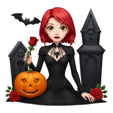 Chris motionless  🕸🦇🎃🥀⚰️🖤🪦🎶🎤👩‍🦰 sticker