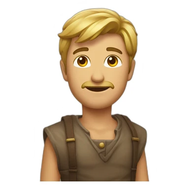 Homme qui fait un salut romain sticker