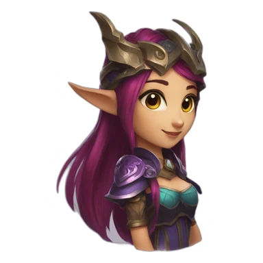 lulu from game league of legends who hello sticker