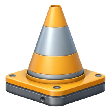 Cone pontoon sticker