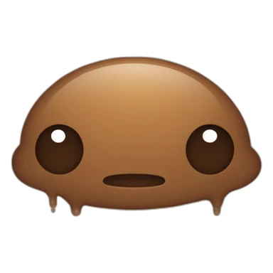 Shy Brown puddle sticker