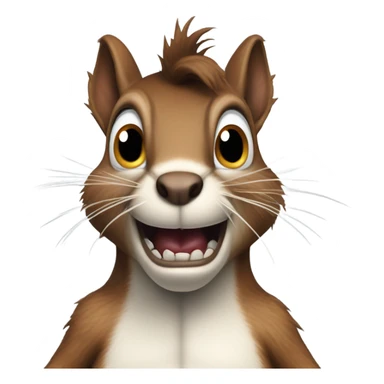 Rabid squirrel  sticker