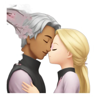 sakura kissing ino sticker