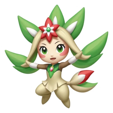 Virizion-Meloetta-Shaymin-Jirachi-fusion sticker