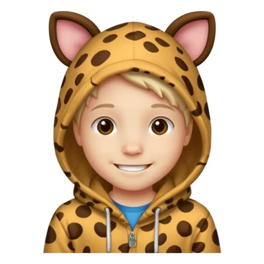 Animal Hoodie Kid sticker