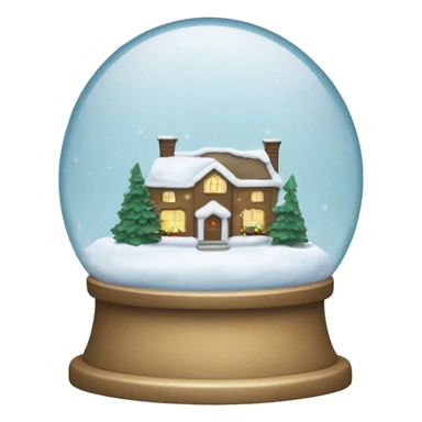 snowglobe christmas sticker