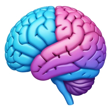 emoji brain color of google sticker