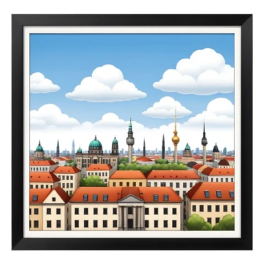 associated with Berlin sticker