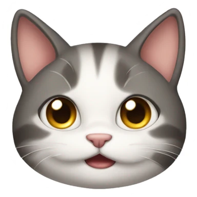 Shy cat sticker