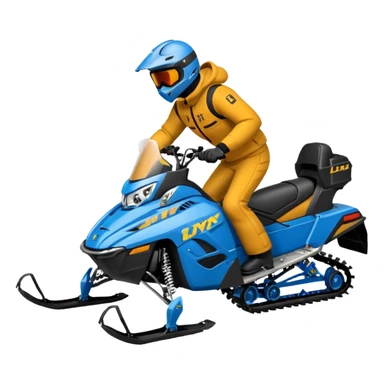 Lynx brand snowmoblie wheelies sticker