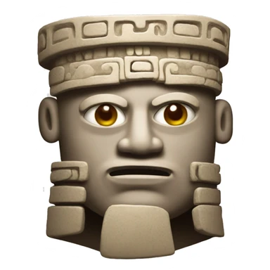 a "Cabeza Clava" of the "Chavin Culture" Inkanapolis sticker
