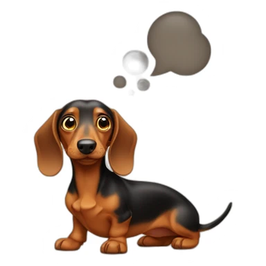 daschund-farts sticker