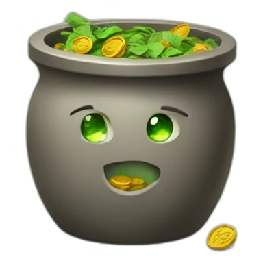 Pot Of Greed sticker