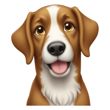 Male ein Hund der wie ein Pferd aussieht  sticker