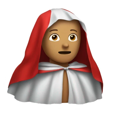 dummy with a red cape sticker