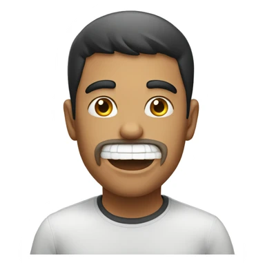 A hungry male sticker