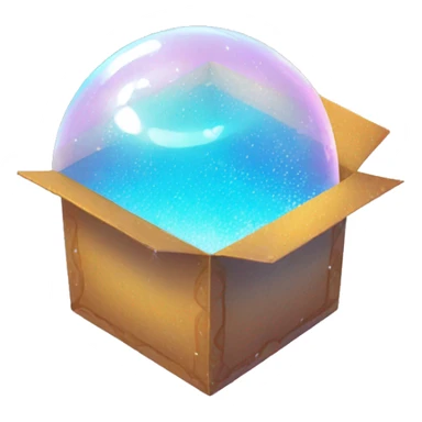 Glittery 3D like bubble effect 𓂺THE MAGIC BOX✨ sticker