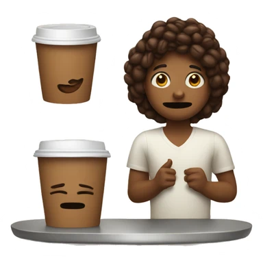 Coffee mood sticker