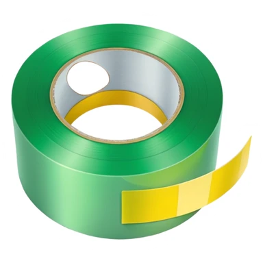 emoji of light green tape sticker