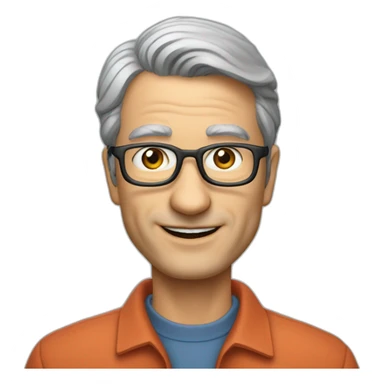 Jean LIEBER, a researcher and professor at Charlemagne's Institute of Technology sticker