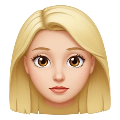 Pretty female rolling eyes sticker