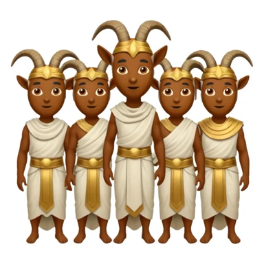 goat headed people sticker