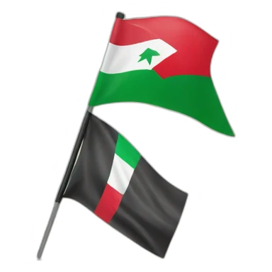 semangka with flag palestine sticker