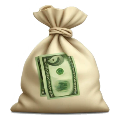Bag of money  sticker