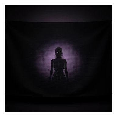 goth banner, no text, minimal, expressive, variation 3, no background sticker