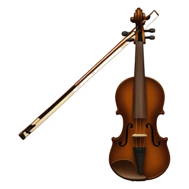 vintage patel brown violin sticker