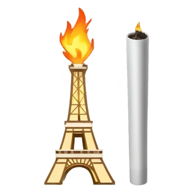 olympics  torch eiffel tower and me sticker