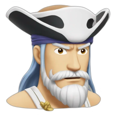 Whitebeard one piece sticker