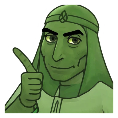 Arab middle finger  sticker