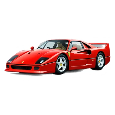 Ferrari f40 sticker