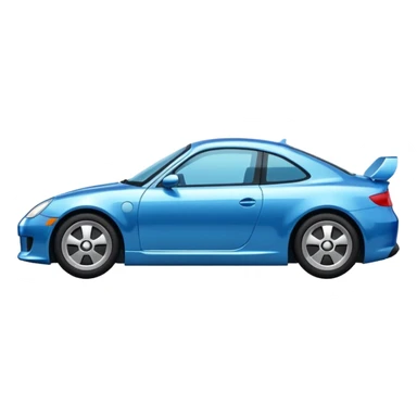 2d Car facing left facing left sticker
